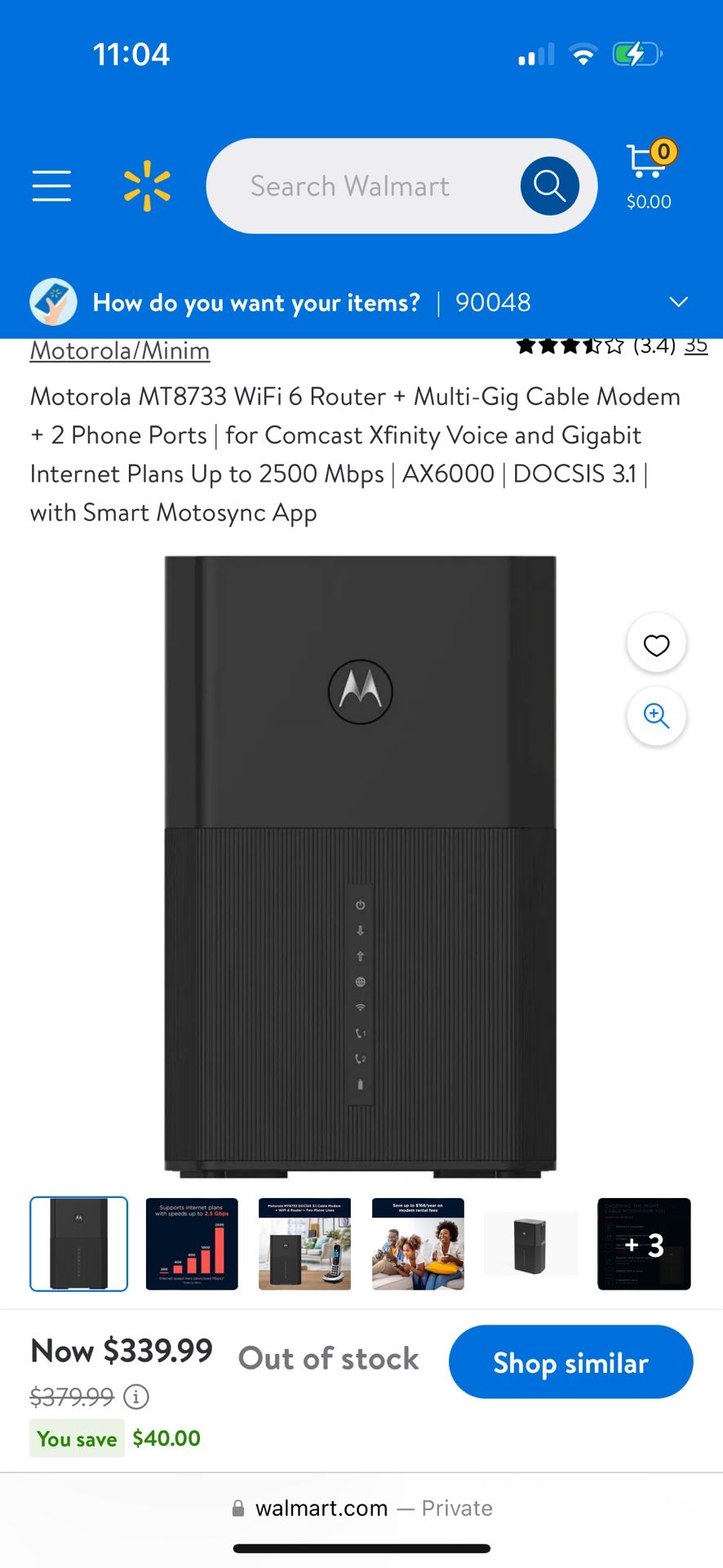 Motorola MT8733 WiFi Router