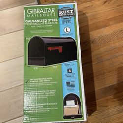 Mailboxes Elite Black, Large Steel