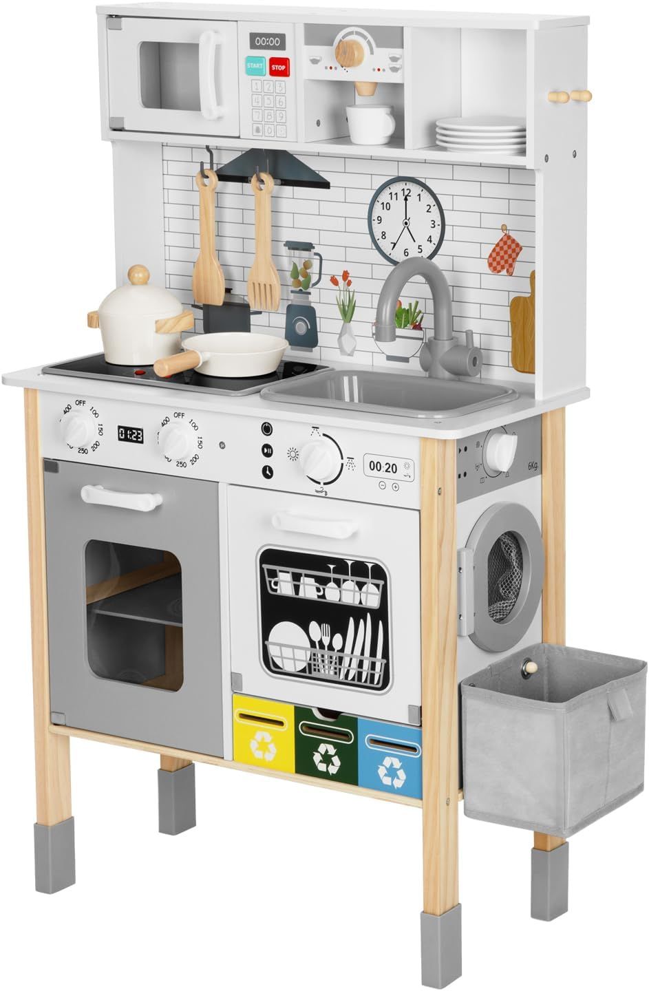 OOOK Versatile Kitchen Kid PlaySet-White