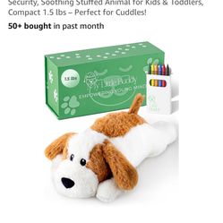 Heatable Weighted Plush Puppy Dog My Little Buddy