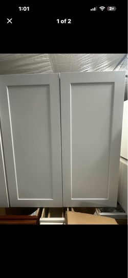 White Shaker Wall Cabinet