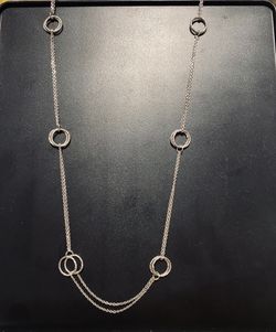 32” Sterling Silver Chain necklace