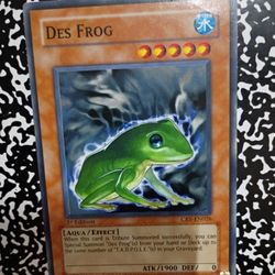 Yugioh Des Frog CRV-EN026 Cybernetic Revolution NM
