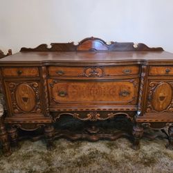 Jacobson Style Antique Dining Room Buffet