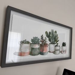Framed Succulent Art Print