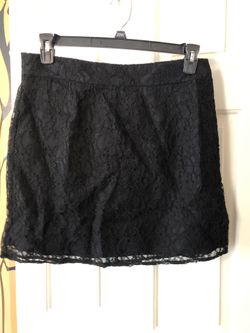 Black Lace Skirt