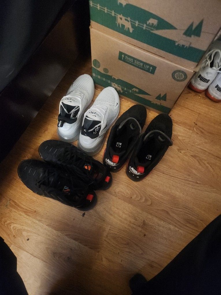  2 Nikes And 1 Jordan's 