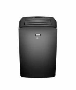 LG 12000 (ASHRAE) BTU 115-Volt Portable Air Conditioner Cools 350 Sq. Ft. with Dehumidifier and Wi-Fi in Gray