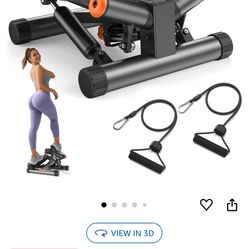 Digital Mini Stepper With Elastic Bands