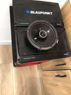 Blaupunkt Car Amplifiers Bundle with Speaker