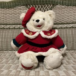Classic 1995 Wal-Mart Christmas Teddy Bear