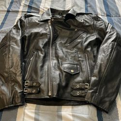 Chaqueta de motociclista de cuero, para hombre, chaqueta clásica de motociclista con protección CE