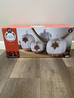 Ceramic Pumpkin Decor