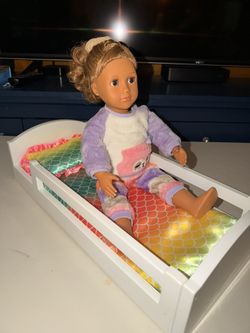 Doll & Bed / Price is for Both