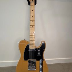 Fender Player Series Telecaster Maple Fingerboard 6-String Electric Guitar W/Case