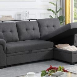 Lucca Reversible Sleeper Sofa 