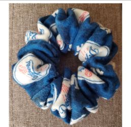 Dodgers hair scrunchies