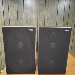 Vintage Panasonic Thrusters SB-1100 Passive Radiator Speaker System 2 Speakers