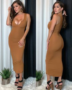 New v neck dress