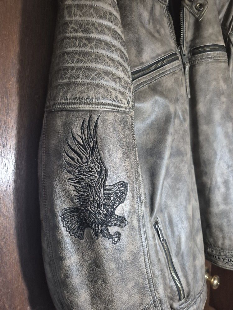 Unique genuine harley davison coat