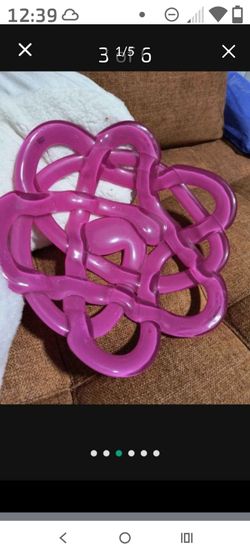 Kosta Boda Pink Glass Basket Bowl – Anna Ehrner Art Glass Centrepiece, Sweden no chips