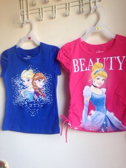2 t-shirt for girls size 4