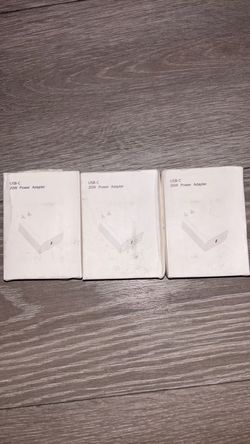Charging adapters !