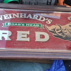 Boar's Head Red Vintage Beer Sign