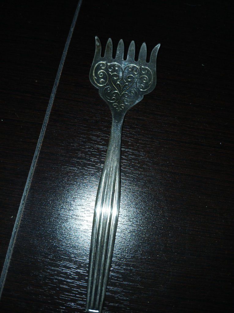 Sheffield Silver Plate Sardine Fork 
