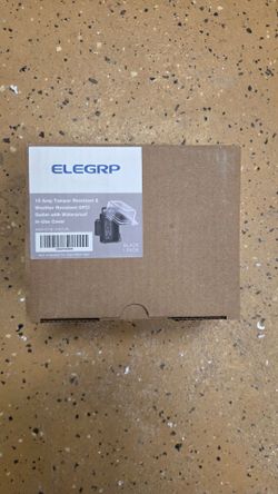 ELEGRP 15A Tamper & Weather Resistant GFCI Outlet