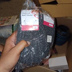 Charcoal Bath Gloves