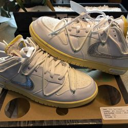 Off White Nike Dunk Lot 1 Size 12 