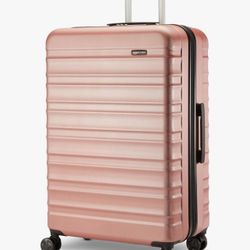 New-Amazon Basics 30-Inch Hardside Checked Luggage, Hardshell Suitcase With Wheels, Expandable For Up to 15% More Space, With Scratch-Resistant Surfac