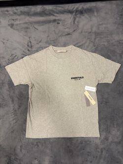 Fear Of God Essentials T-Shirt Dark Oatmeal - Size S NEW WITH TAGS