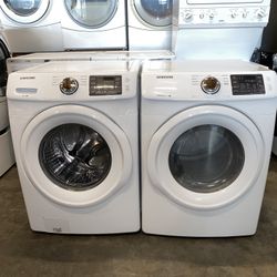 SAMSUNG XL CAPACITY WASHER DRYER ELECTRIC SET 