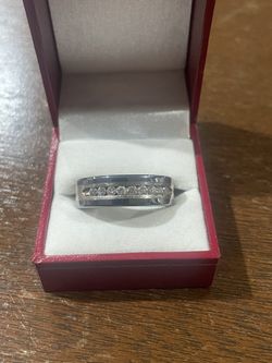 Tungsten Silver Men’s Ring Size 11 1/2