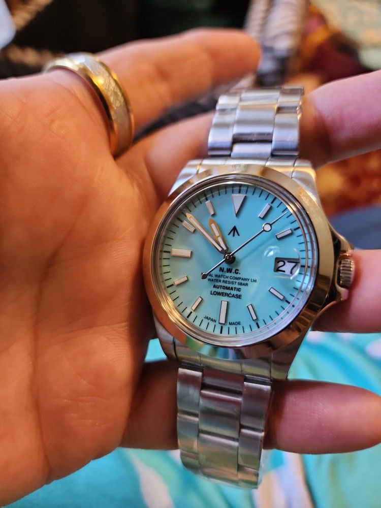 NAVAL WATCH CO TIFFANY COLOR AUTOMATIC JAPANESE WATCH