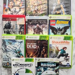Ps2, Ps3 And Xbox 360 Games Walking Dead, Lego Games And More READ DESCRIPTION 