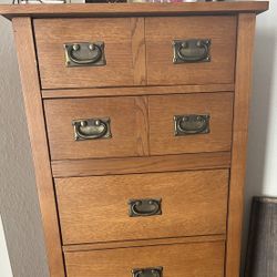 Solid Wood Mission Style Bedroom Set – 4 Pieces