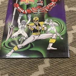 Mighty Morphin Power Rangers School Folder 