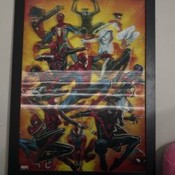 spider Man Spider Verse 22.5” X 30” Spider Geddon 2018