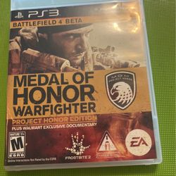PS3 Medal Of Honor
