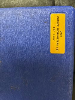 Anytime Tools Aerospace  Outside Micrometer Set