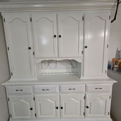 White Wood Kitchen/ Dining Room Storage