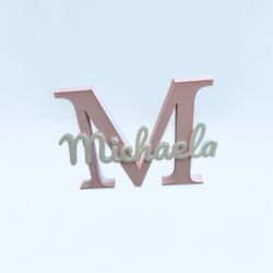 Custom 3d printed name plate