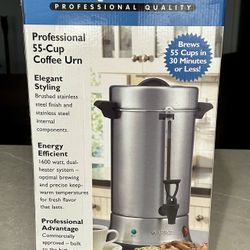 Waring Pro 55-Cup Coffee Urn, New in Box