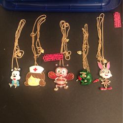 Betsy Johnson Necklaces 10.00 Each