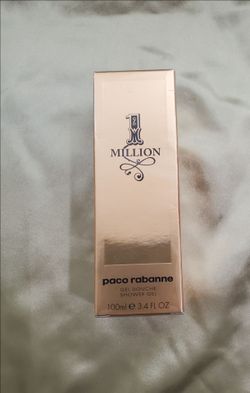 New Paco Rabanne 1 Million Shower Gel 3.4 oz