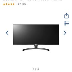 LG Tv monitor 34 inch