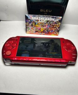 Psp3000 red. Comes with everything you need and more